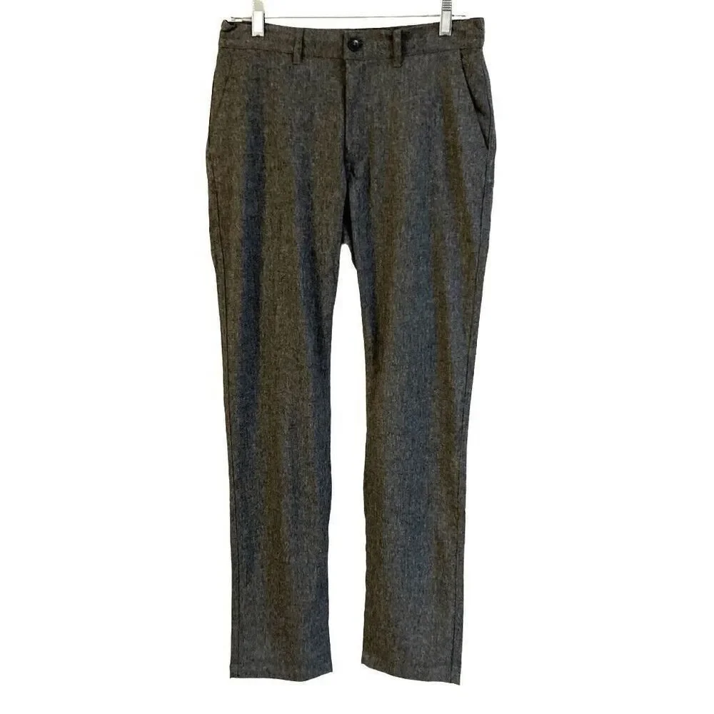 TAYLOR STITCH The Carmel Pant In Charcoal Gray Birds Eye Wool‎ Men’s Size 28